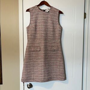 NEW Suzy Shier Brown Tweed Mini Dress